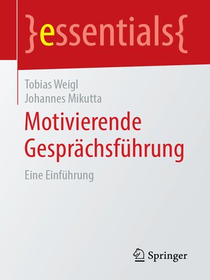 cover image of Motivierende Gesprächsführung